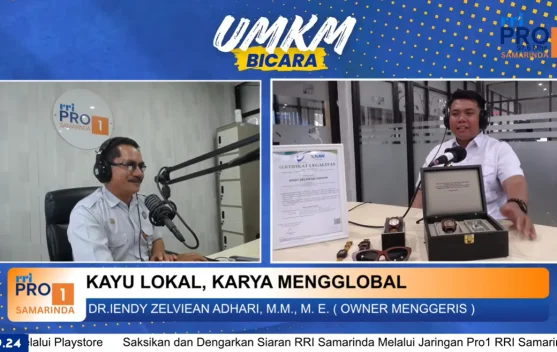 UMKM Samarinda Kembangkan Produk Kayu Menggeris dengan Konsep Berkelanjutan