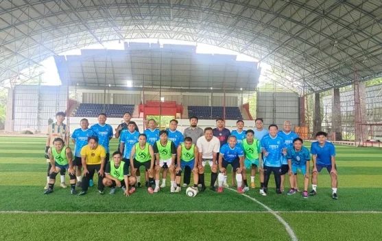 Smanda Tenggarong dan PWI Kukar Gelar Mini Soccer Persahabatan
