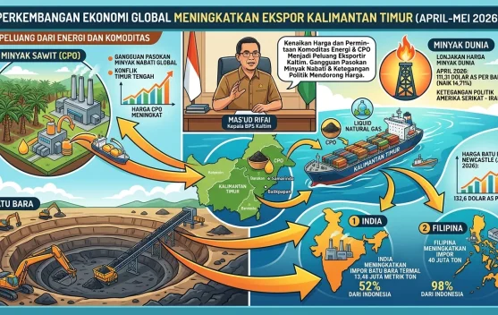 Permintaan Global Batu Bara dan Sawit Menguat, Ekspor Kaltim Berpeluang Meningkat