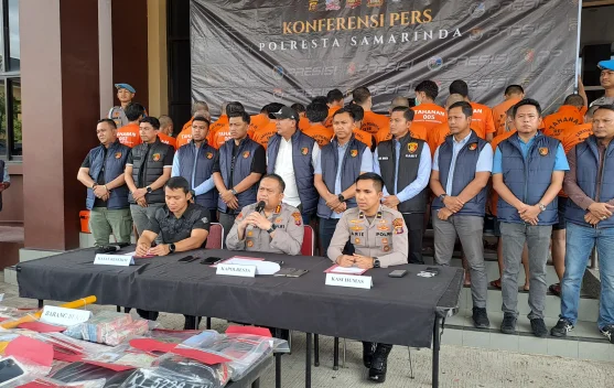 Polresta Samarinda Ungkap 37 Kasus Kejahatan Sepanjang Mei, Curanmor Mendominasi