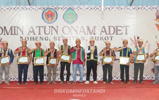 Omin Atun Onam Adet Ditutup Meriah di Mahulu