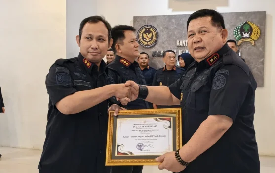 Rutan Tanah Grogot Terima Penghargaan dari Kementerian Imipas RI
