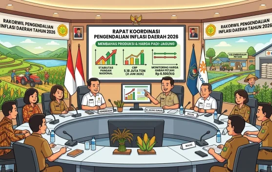 Produksi Pangan Nasional Stabil, Kementan Fokus Kendalikan Harga Padi dan Jagung