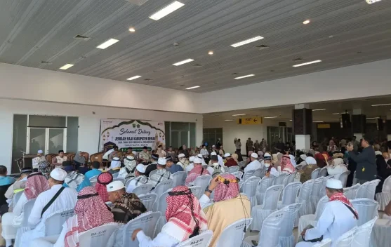 212 Jemaah Haji Berau Tiba, Bupati Harap Menjadi Teladan di tengah Masyarakat