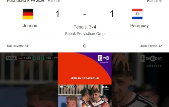 Jerman Tersingkir dari Piala Dunia 2026 Melalui Adu Penalti