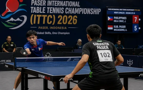 Akan Menjadi Sejarah Paser, Turnamen ITTC 2026 Diikuti Ratusan Atlet Tenis Meja