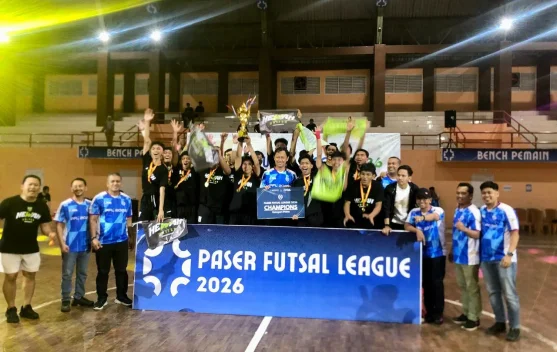 Paser Futsal League 2026 Sukses Bergulir, Hewah United Angkat Piala Bergilir