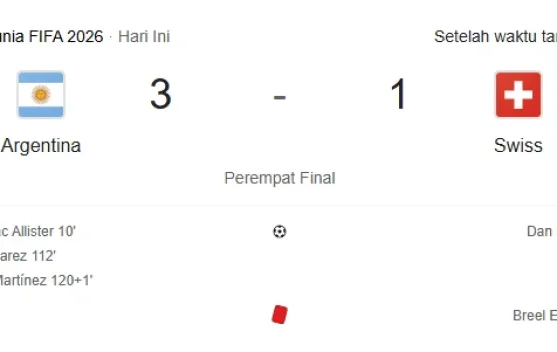 Argentina Tembus Semifinal Piala Dunia