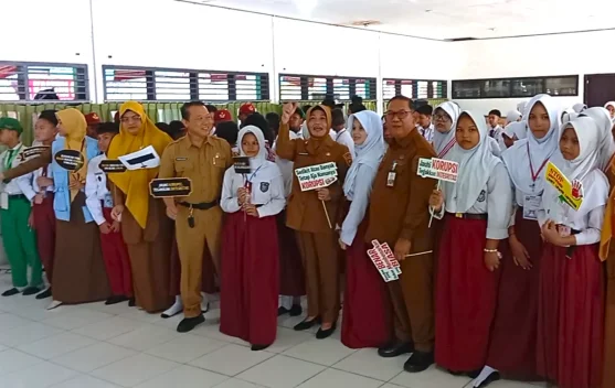 Inspektorat Samarinda Goes To School, MPLS Jadi Momentum Tanamkan Integritas