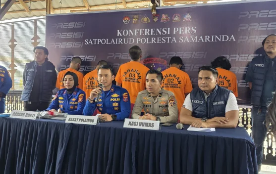 Polairud Ungkap Kasus Pengeroyokan dan Dugaan Pencurian BBM di Sungai Mahakam