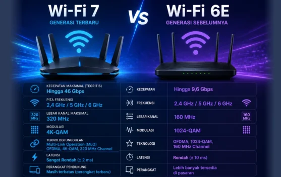Wi-Fi 6E atau Wi-Fi 7, Mana yang Lebih Cocok untuk Kebutuhan Anda?