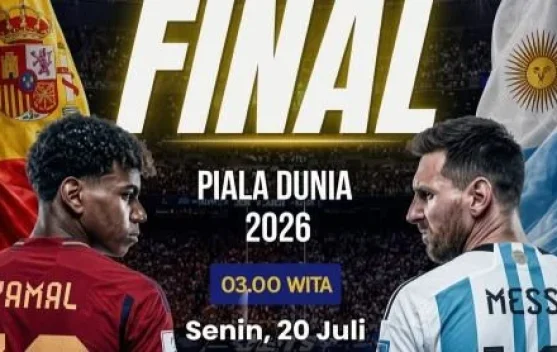 Pemprov Kaltim Gelar Nobar Final Piala Dunia Berhadiah Motor