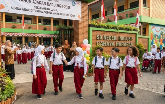 Sekolah Wajib Ciptakan Lingkungan Inklusif Bagi Siswa di Tahun Ajaran Baru
