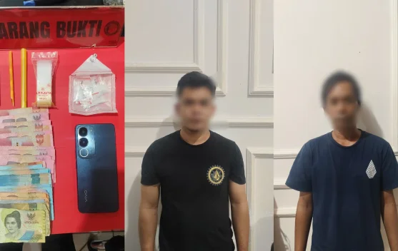Polisi Ungkap Peredaran Sabu di Penajam, Dua Pria Ditangkap