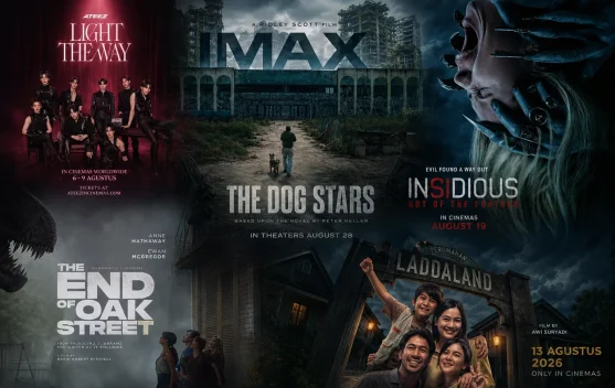 Bukan Cuma Horor, Ini Daftar Tontonan Lima Film yang Bikin Bioskop Agustus Memanas