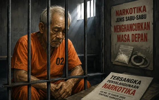 Bermain Barang Haram, Seorang Pria Lansia Paser Harus Habiskan Masa Tua di Bui