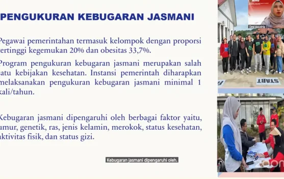 Puskesmas Loa Bakung Dorong Pengukuran Kebugaran Jasmani Minimal Setahun Sekali