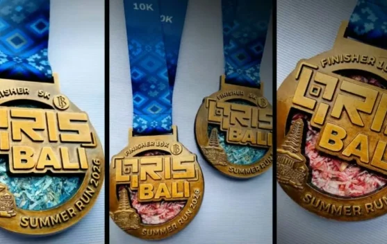 BI Bali Ubah Limbah Uang 400 Ribu yang Rusak Menjadi Medali Lari
