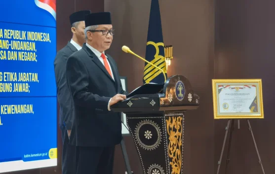 Kakanwil Kemenkum Kaltim Lantik Pejabat Hukum