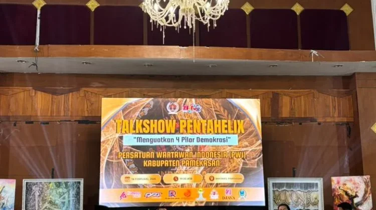 Empat Pilar Demokrasi Warnai Talkshow Pentahelix HPN di Pamekasan
