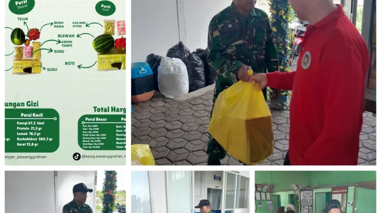 TNI Dampingi Distribusi MBG di Bangkalan