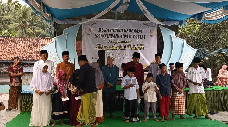 Hadrah ZU Gelar Buka Puasa dan Santunan Yatim