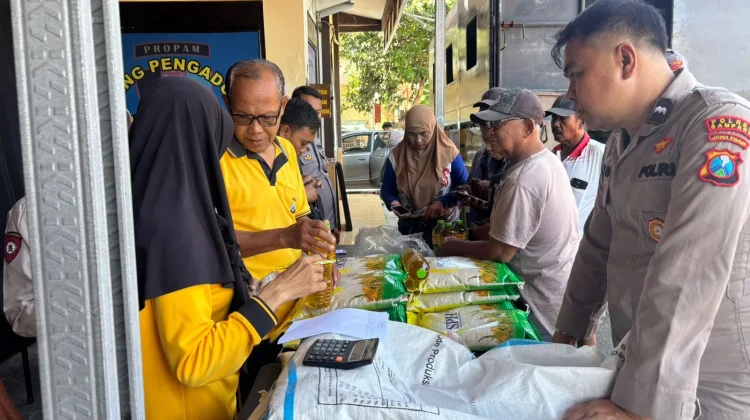 Satgas Pangan Polres Sampang Pantau Harga Bapokting