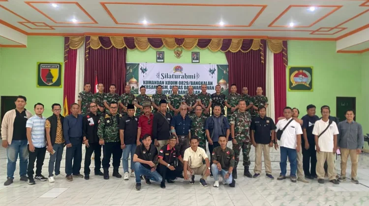 Silaturahmi Kodim Bangkalan Perkuat Sinergi LSM dan Media