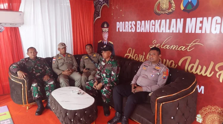 Sinergi Aparat Amankan Arus Mudik di Bangkalan