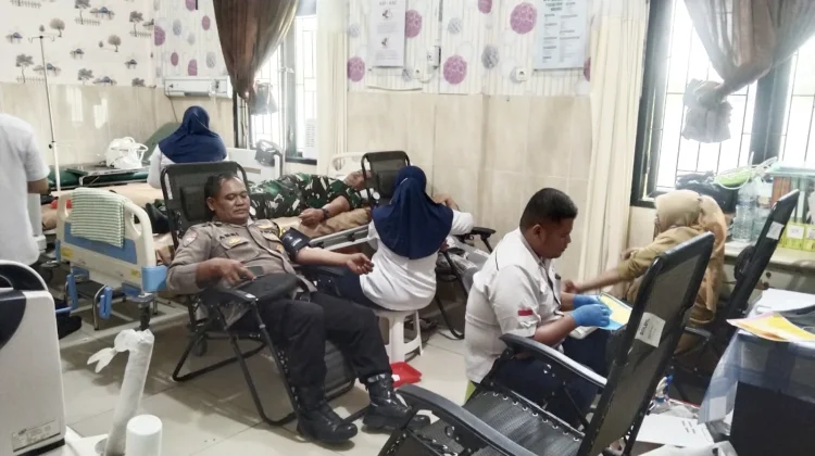 Sinergi TNI Lintas Sektoral Perkuat Stok Darah Daerah Geger Bangkalan