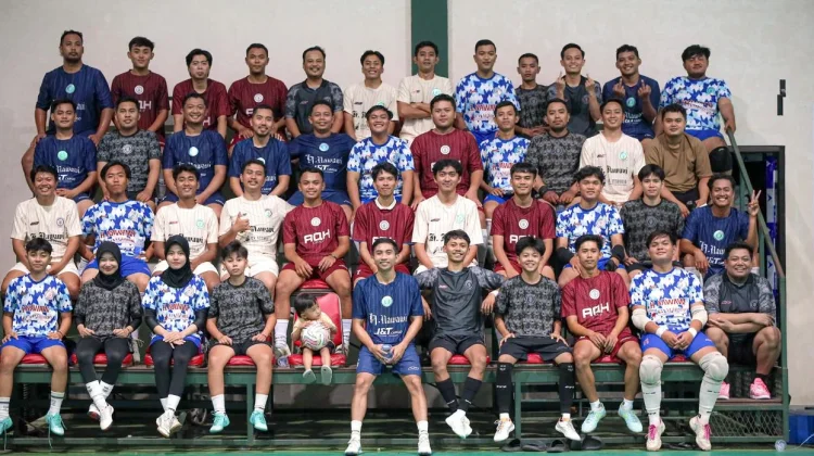 Pererat Silaturahmi, HN FC Gelar Halal Bihalal di Atas Lapangan Futsal