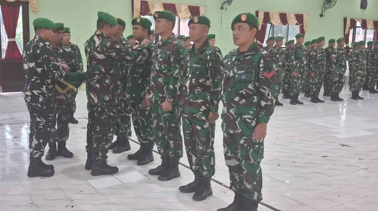 Kenaikan Pangkat, Momentum Pengabdian Prajurit TNI Kodim Bangkalan