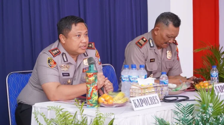 Kunker ke Polsek Jajaran, Ini Pesan Kapolres Pamekasan