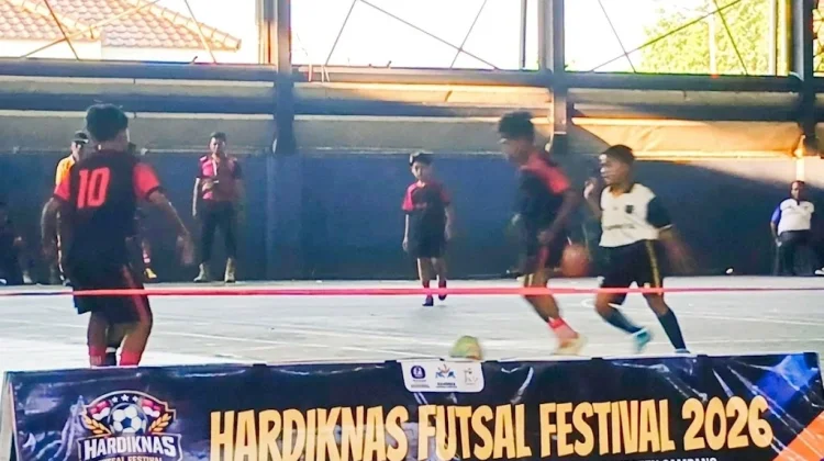 Gema "Bagimu Negeri" dan Suasana Haru Mewarnai Final Hardiknas Futsal Festival 2026