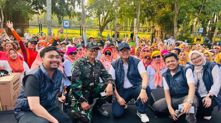 Ekspedisi LPS Sapa Bangkalan lewat Senam Bersama