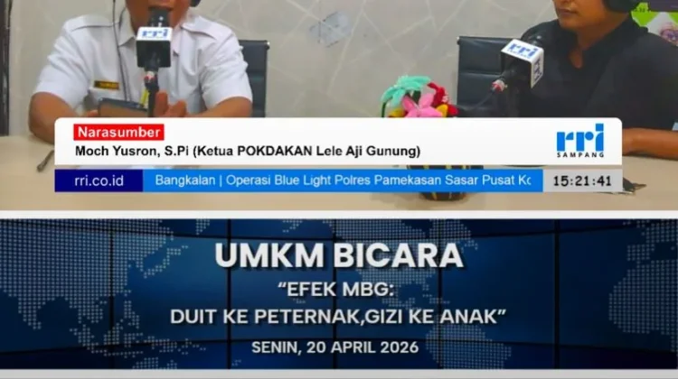 MBG Dongkrak Usaha Lele Pemuda Sampang