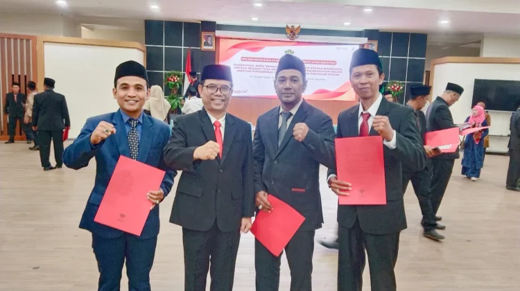 Perkuat Transformasi Pendidikan, Dua Pimpinan Madrasah Sampang Dilantik