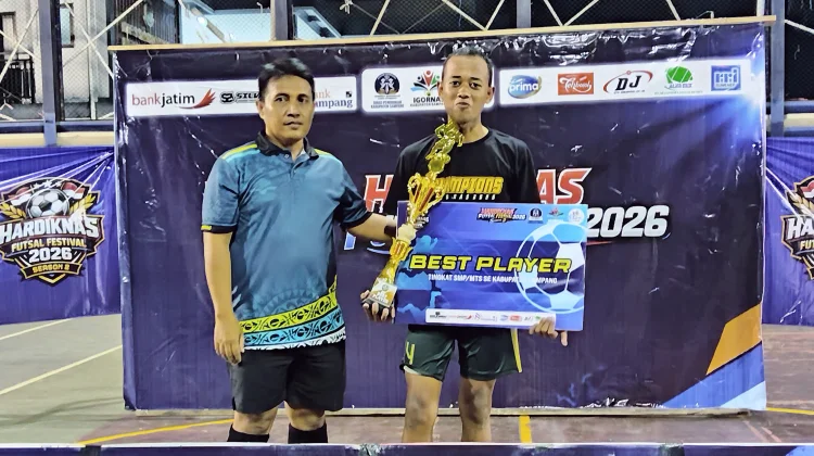 Siswa SMPN 3 Sampang Jadi Pemain Terbaik Futsal Festival 2026
