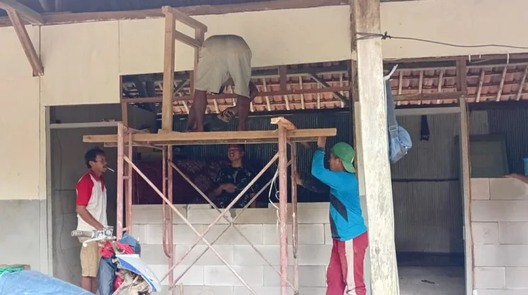 Progres TMMD Bangkalan Bangun Rutilahu Rumah Bapak Anis