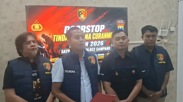 Polisi Tangkap 4 Pelaku Curanmor di Sreseh Sampang