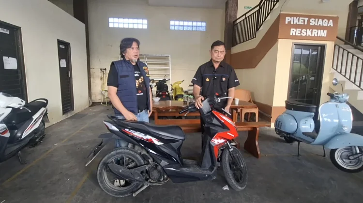 Motor Diparkir di Halaman, Digondol Maling saat Korban Tidur