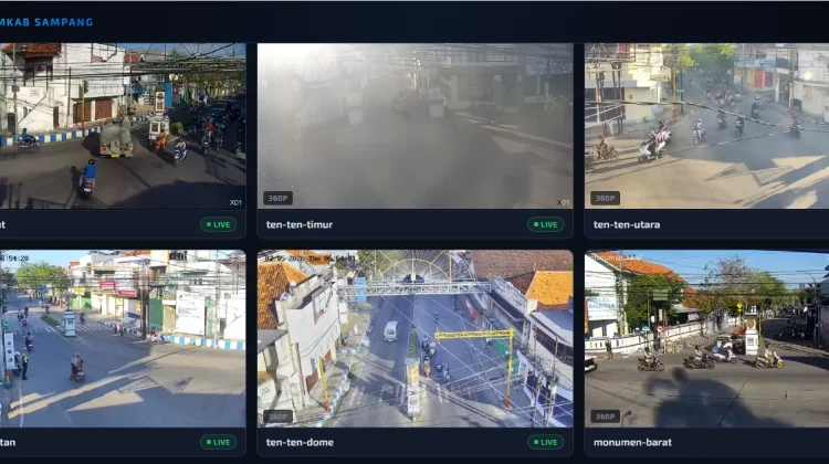 Pantau Lalin Real-Time, Pemkab Sampang Sediakan Layanan CCTV Digital