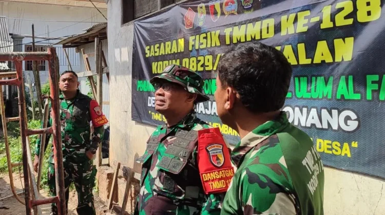 Dandim Bangkalan Pastikan Kualitas dan Progres TMMD ke-128 di Galis Dajah
