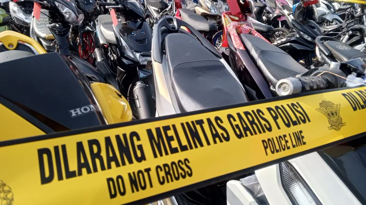 Polisi Sita Ratusan Motor dari Penindakan Balap Liar di Pamekasan