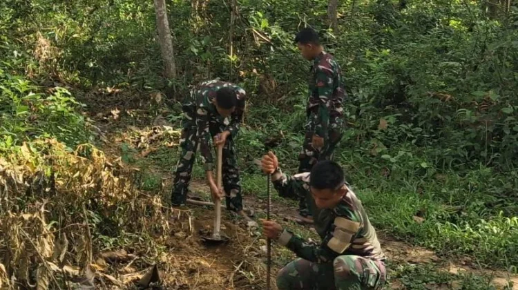 Satgas TMMD Bangkalan Percepat Pipanisasi Air Bersih Desa
