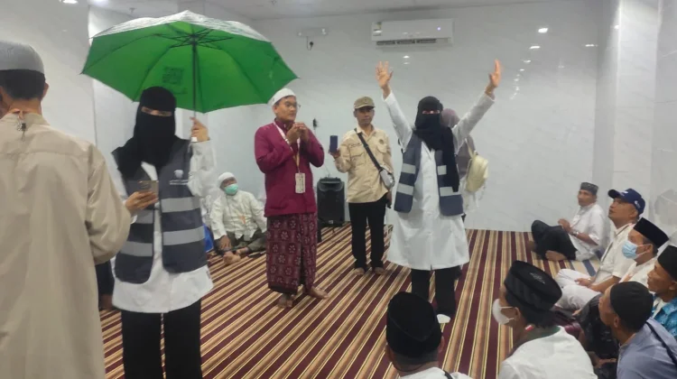 Calon Jemaah Haji Sampang  Ikuti Penyuluhan Kesehatan di Makkah