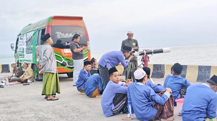 Hilal 1 Dzulhijjah 1447 H di Sampang Tertutup Mendung Tebal