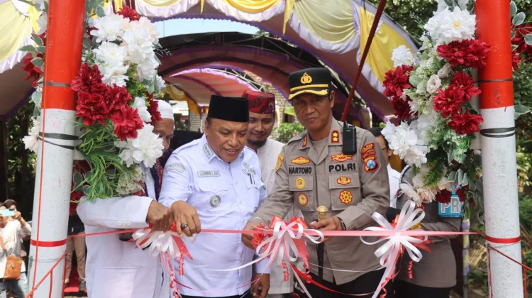 Polres Sampang Resmikan Jembatan Merah Putih di Desa Tanggumong