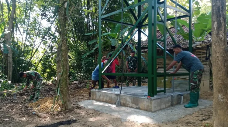 Satgas TMMD ke-128 Bangkalan Rampungkan Proyek Air Bersih di Desa Galis Dajah