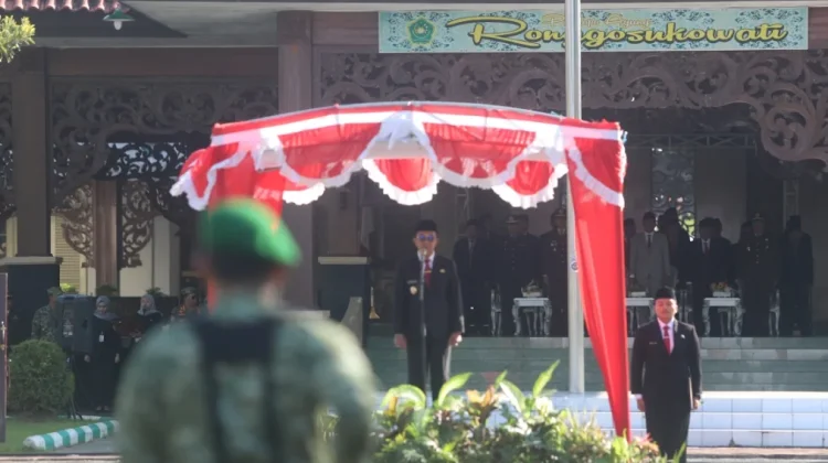 Bupati Kholilurrahman Pimpin Upacara Hari Lahir Pancasila di Pamekasan